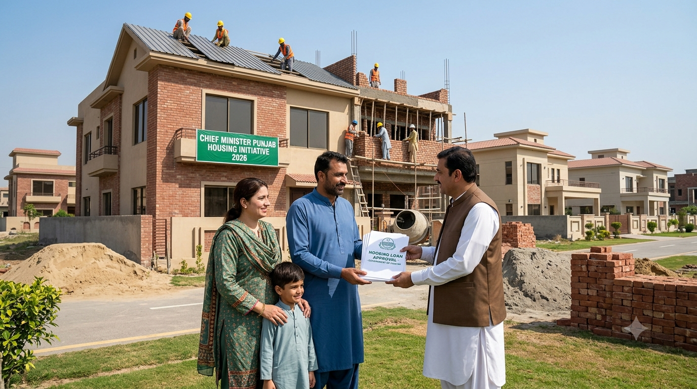 Punjab Housing Loan 2026 – Rs. 1 Million Interest-Free Loan for Extra Floor and Rs. 500,000 Roof Repair Scheme